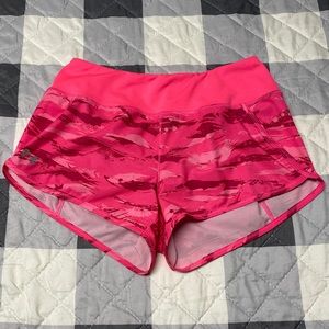 Pink Camo Under Armour Athletic Shorts, S